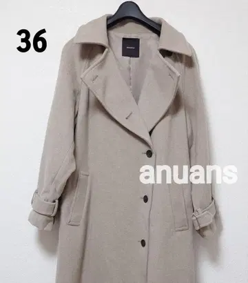 anuans 울 트렌치코트