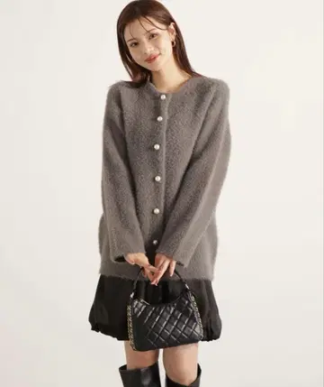 페더 자켓 가디건