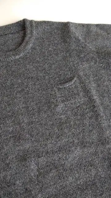 고쉬 알파카 100% 스웨터 그레이