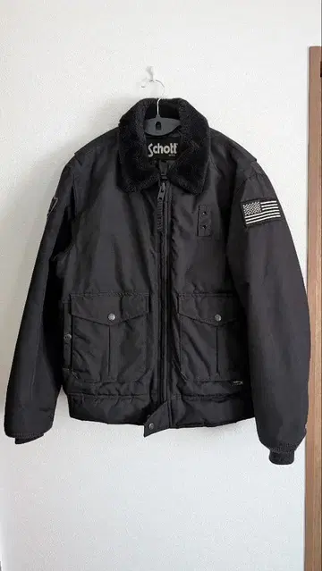 Schott 코듀라 폴리스맨 자켓 M 사이즈 블랙