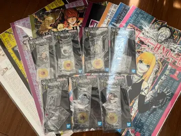 제일복권 데스노트 F상 클리어 포스터 8종 H상 컴프 세트