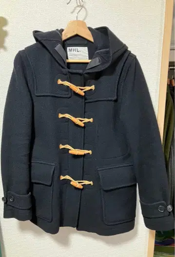 MHL 더플 코트 네이비