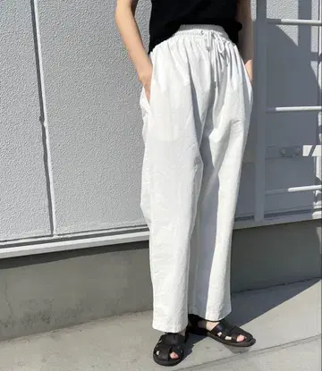 캐널진 엘마르 코튼 이지 팬츠 화이트 프리