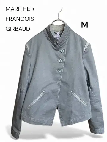 MARITHE + FRANCOIS GIRBAUD 그레이 데님 자켓