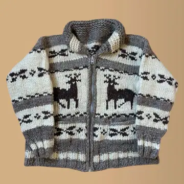 [ unknown ] 코위찬 니트 캐나다제