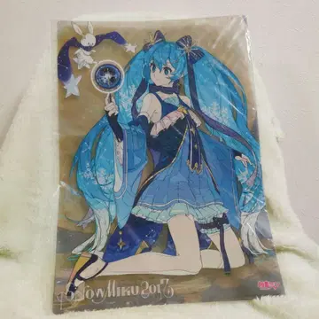 유키 미쿠 2017 snowmiku2017 클리어 포스터