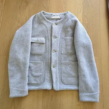 SMITH'S 플리스 자켓 커버올 라이트 그레이 M