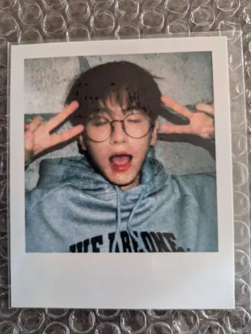 EXO 백현 시즌그리팅 폴라로이드 사진 약 86mm x 104mm 미개봉