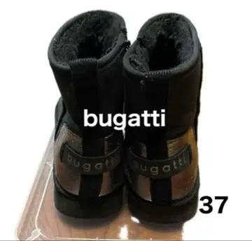 부카티 bugatti 블랙 부츠 37 보아 안감 23.0~23.5