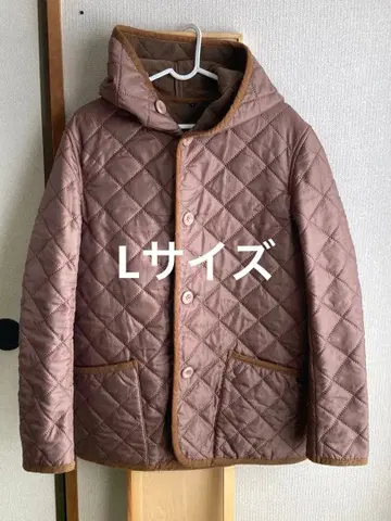 퀼팅 자켓 브라운