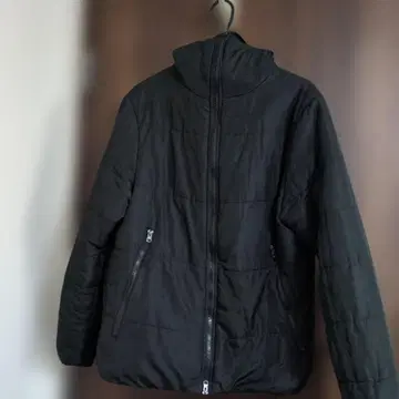 XL 사이즈 퀼팅 자켓 블랙 그레이