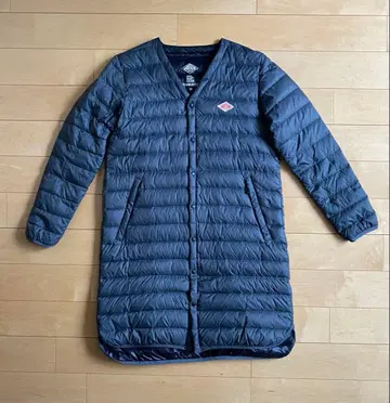 새상품급 단톤 롱 기장 이너 다운 코트 다크 그레이 36