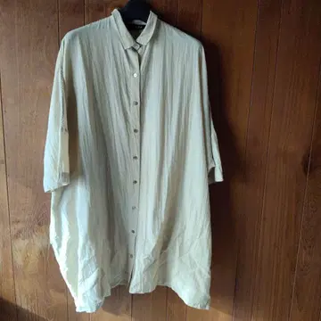 미즈이로 인드 코튼 실크 와이드 튜닉