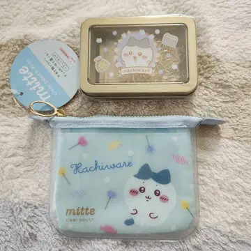 치이카와 (먼작귀) 하치와레 파우치 캔 클립 세트