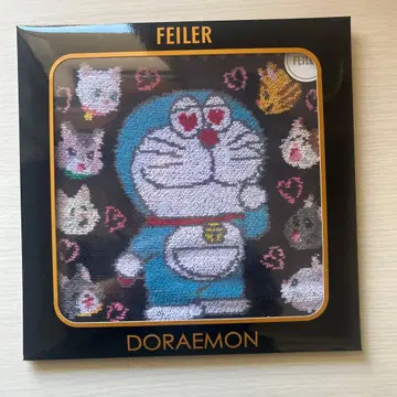 FEILER 도라에몽 손수건 블랙