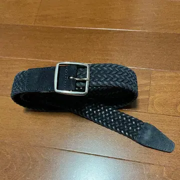 LARDINI 스웨이드 메쉬 벨트