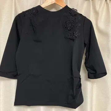 폴라 라세듀 레이스 모티브 탑 LL 사이즈 블랙 새상품