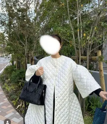 셀포드 퀼팅 자켓 벌룬 소매
