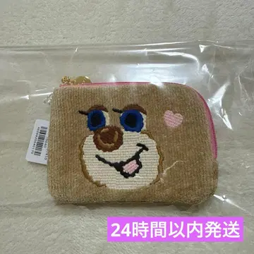 [ 미사용 새상품 ] 러브리 바이 페이러 도업 테디걸 L자 파우치