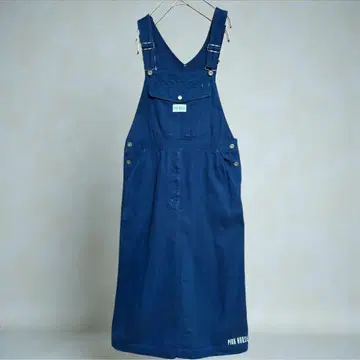 핑크하우스 오버롤 롱 오버롤 스커트 살로펫 네이비