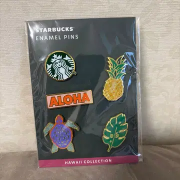 스타벅스 하와이 컬렉션 에나멜 핀 5세트