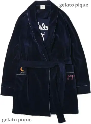 GELATO PIQUE 벨로아 로고 가운 룸웨어