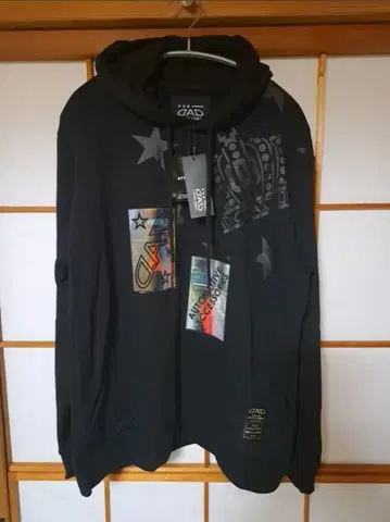 가르송 D.A.D 후드티 L 새상품 미사용 블랙 남성용