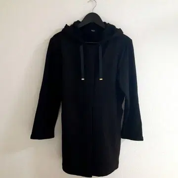 후드 부착 맨투맨 원단 코트