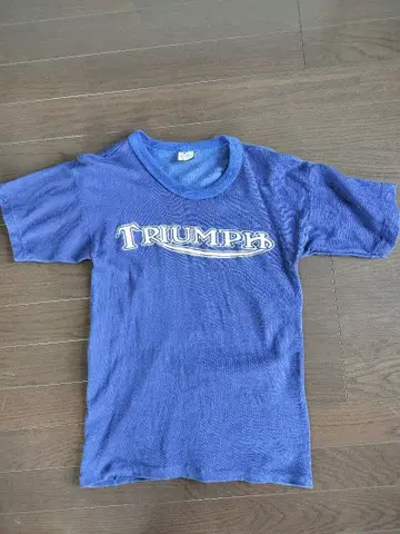 TRIUMPH 파랑 T 셔츠 빈티지