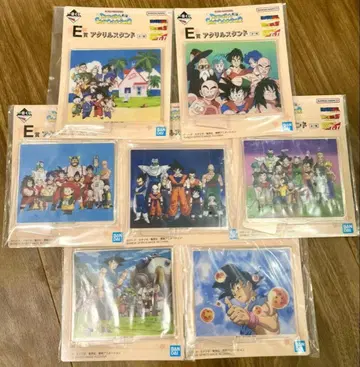 제일복권 드래곤볼 E상 아크릴 스탠드 컴프 세트