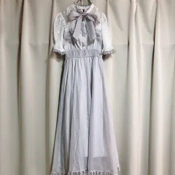 couture ROJITA 시어 슬리브 반팔 롱 원피스