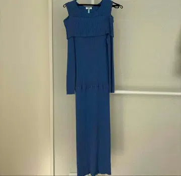 FRAY.ID 니트 블루 원피스