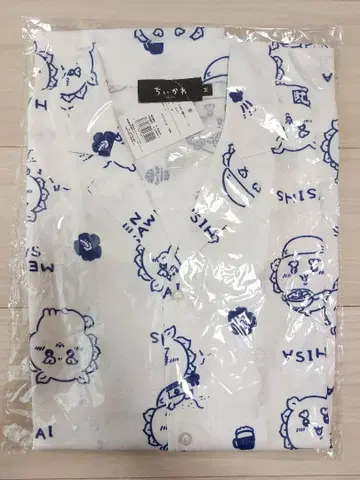 치이카와 (먼작귀) 시사 시사 축제 오픈 카라 셔츠 아로하 셔츠 M