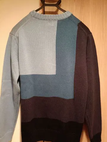 TAKEO KIKUCHI 블록 컬러 니트 스웨터
