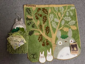 지브리 이웃집 토토로 타월 복슬복슬 씻을 수 있는 미니 손수건