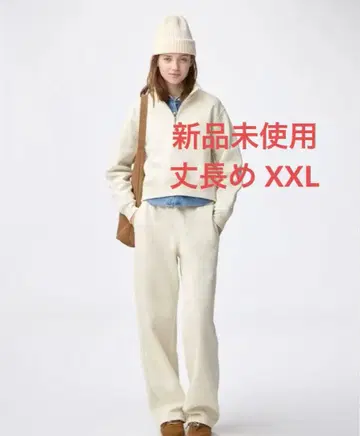 [긴 길이] XXL 헤비웨이트 맨투맨 배럴 레그 팬츠+EC