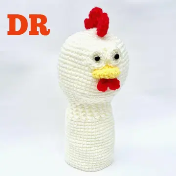 DR용 닭 화이트 골프헤드커버