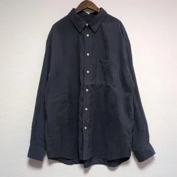 BEAMS 다크 네이비 캐주얼 셔츠 L 사이즈