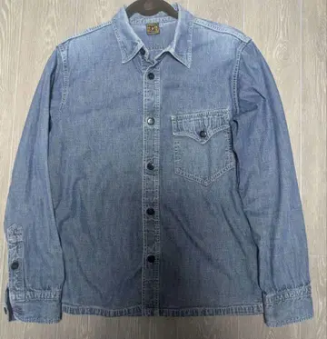 프리휠러스 8oz 데님 샴브레이 CPO 셔츠