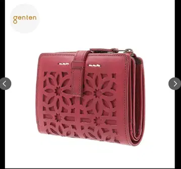 겐텐 컷워크 접이식 지갑 새상품급