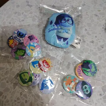 인사이드 헤드 캔뱃지 캔배지 핸드폰 클리너 묶음 판매