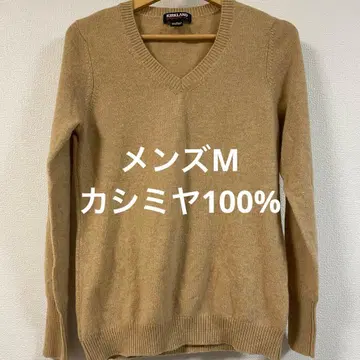 KIRKLAND SIGNATURE 캐시미어 100% V넥 스웨터 M