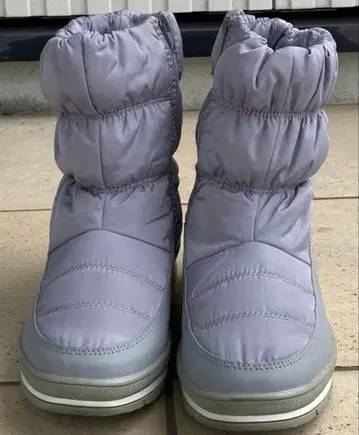 moz 셔링 퍼 부츠/LL 사이즈/그레이