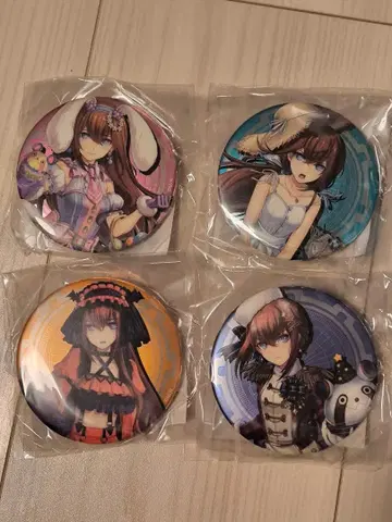 진심 복권 슈타인즈 게이트 E상 메탈 캔뱃지 4종 마키세 크리스