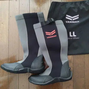YANMAR 장화 LL 사이즈 그레이/블랙