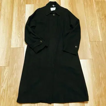 마르코트 블랙 롱 코트 프리 사이즈 블랙 MARcourt