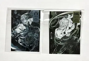 귀멸의 칼날 기둥전 캐릭터 아트 비주얼 스티커 카드 시나즈가와 사네미