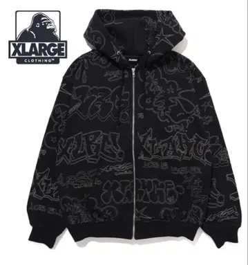 XLARGE 그래피티 후드티 M