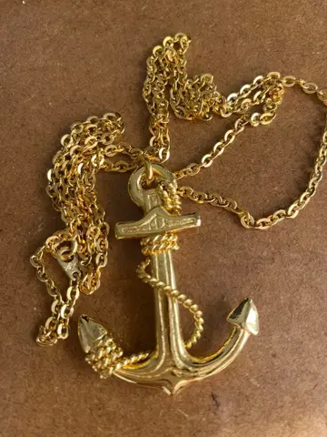 놋쇠 닻 모양 목걸이 펜던트