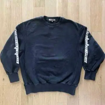 YEEZY SEASON 4 소매 프린트 맨투맨 M